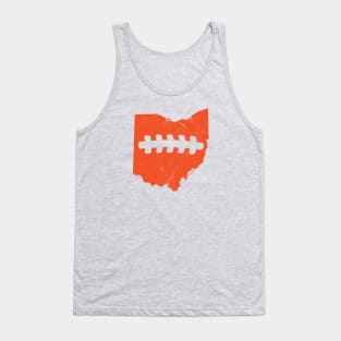 Cleveland Browns Ohio Football Fan Laces Design Tank Top